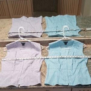 *Bundle of Two Moda International Sleeveless Blouses. Both Size M